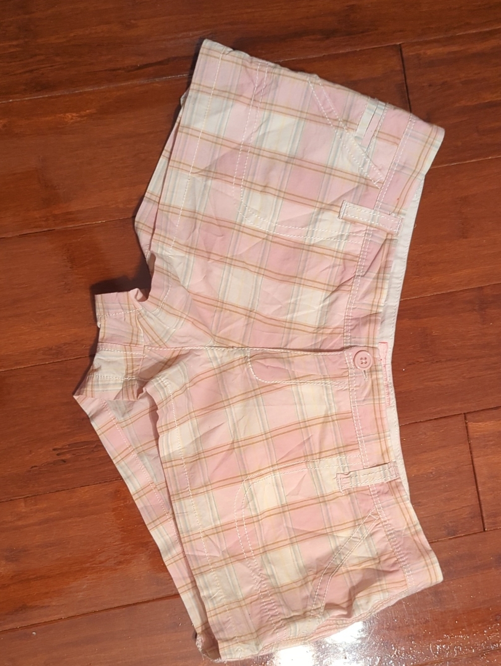 Pink Plaid Women’s Shorts